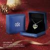 CDE Valentine’s Day Gift Forever Love Heart Necklaces for Women, Wedding Anniversary, Birthday Mothers Christmas Day Gifts for Mom, Mother, Wife, S925 Silver Jewelry with Birthstone Pendant(Sliver-11-Nov)