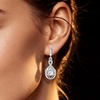 CDE Infinity Teardrop Dangle Earrings Trendy Jewelry Gifts for Women