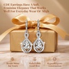 CDE Infinity Teardrop Dangle Earrings Trendy Jewelry Gifts for Women