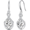 CDE Infinity Teardrop Dangle Earrings Trendy Jewelry Gifts for Women