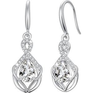 CDE Infinity Teardrop Dangle Earrings Trendy Jewelry Gifts for Women
