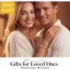 CDE 18K Rose Gold Heart Bracelets,Birthstone Jewelry Gifts for Women(Cuban Link-11-Nov-Citrine Yellow)